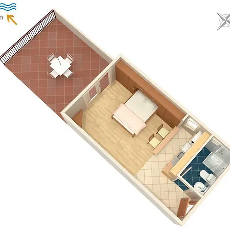 Studio Milna 3074b * Hvar Town